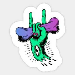 HAND EYE Sticker